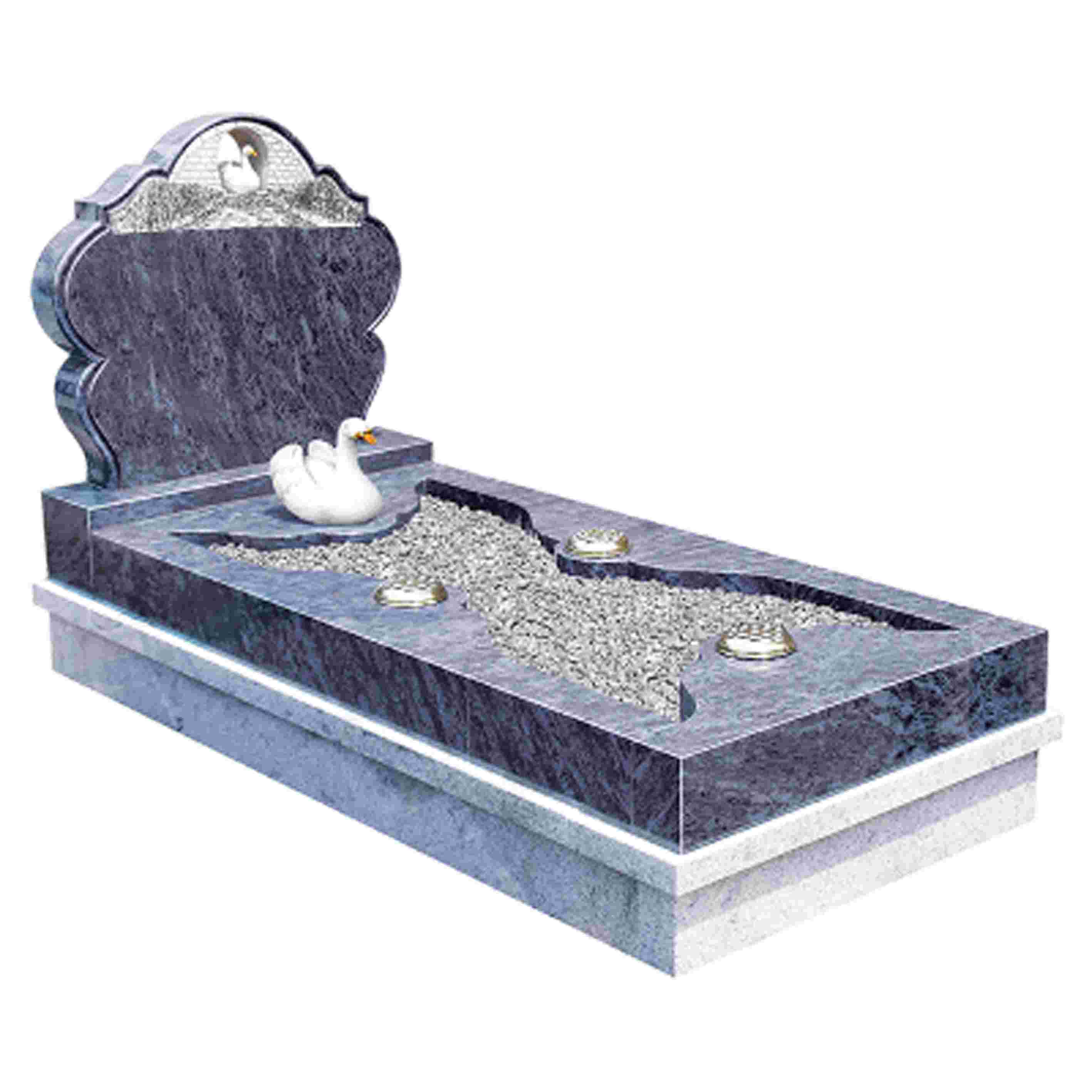 သီးသန့် Granite Curb ပတ်လည်