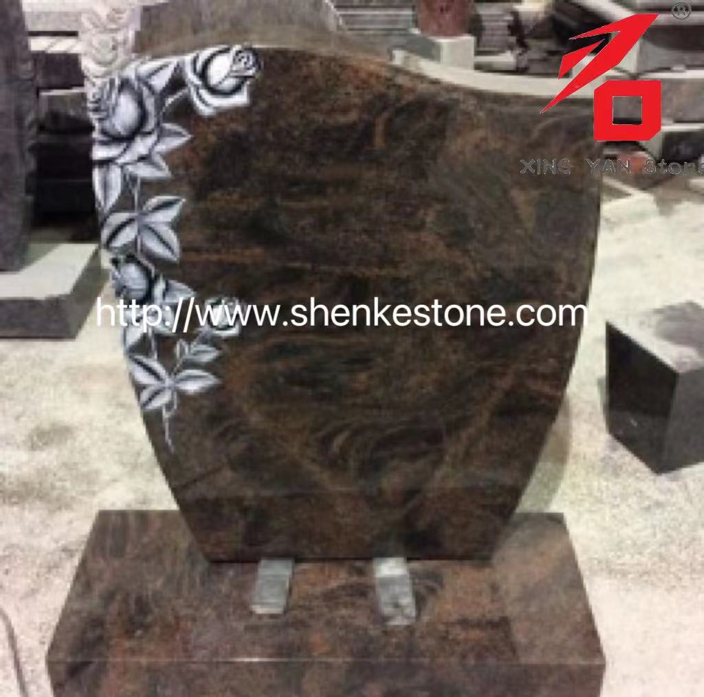 အနီရောင် Aurora Granite အထိမ်းအမှတ်အဆောက်အ ဦး နှင့်ထွင်းထုနှင်းဆီ