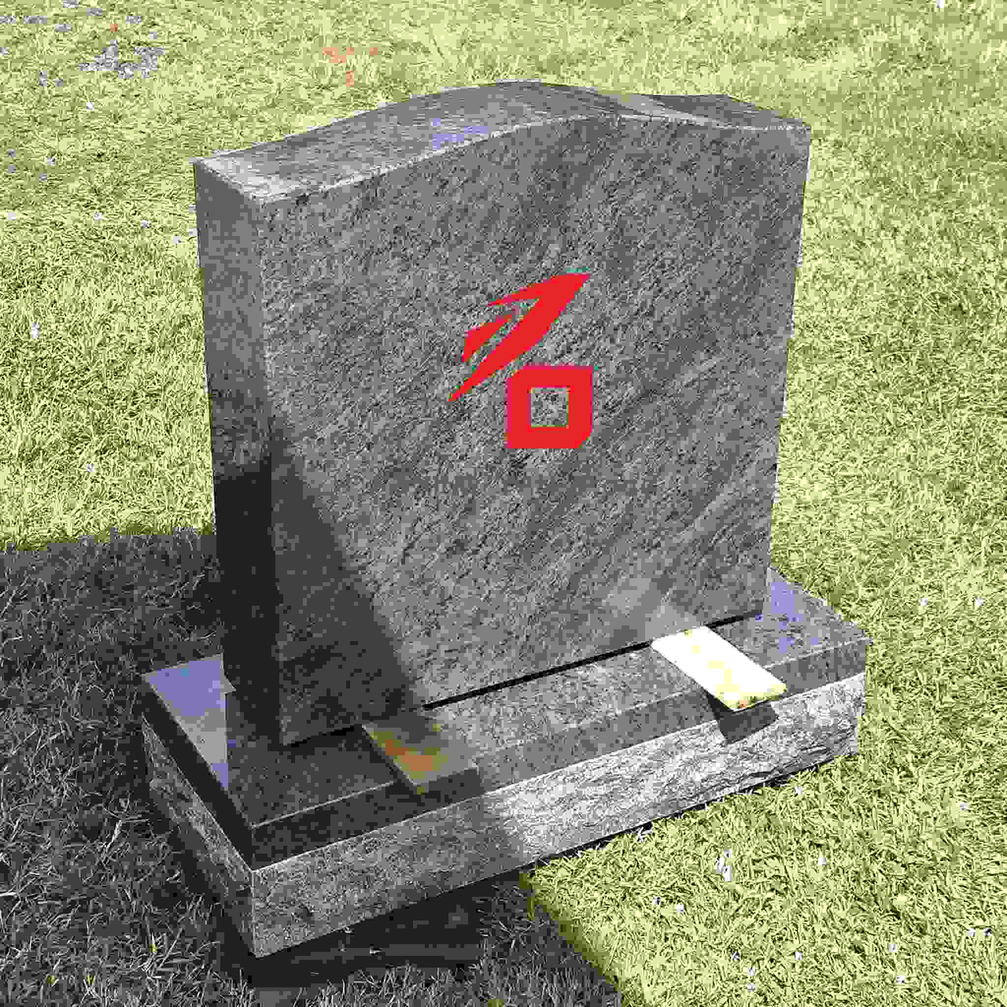 ရိုးရှင်းသော Granite Single Monument