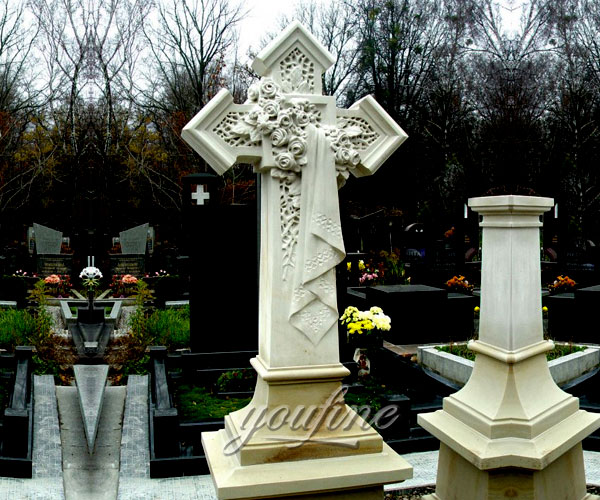 Xingyan ထုံးစံအမေရိကန် Cross-Shaped Stone headstone