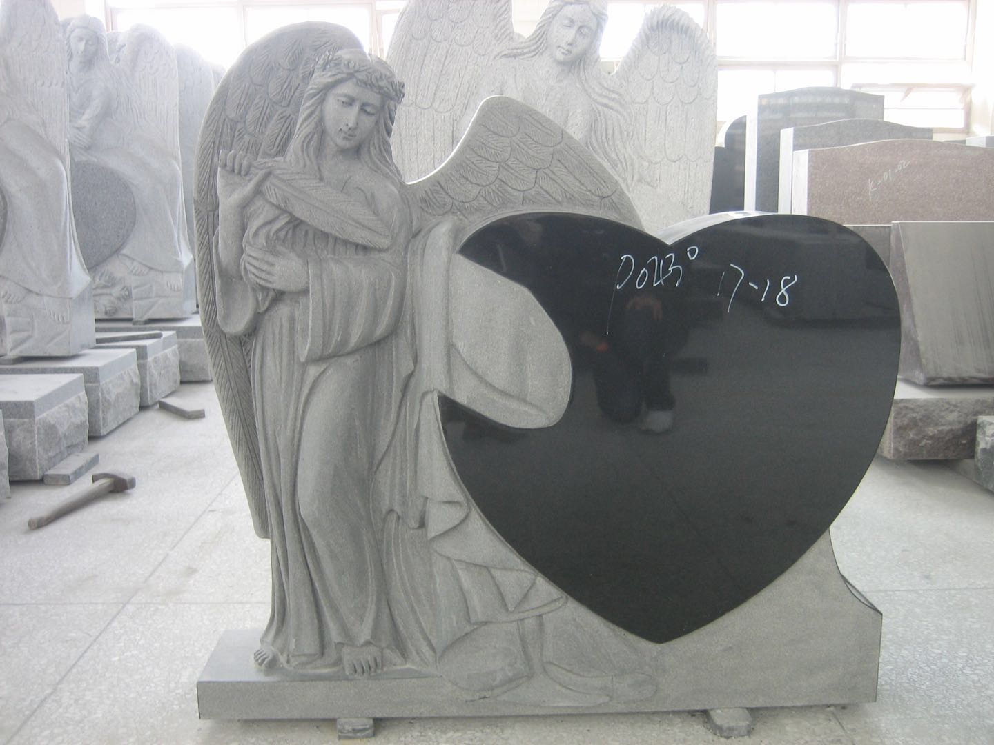 Xingyan ဥရောပ - စတိုင် Angel Guardian Heart-Heart-Tempredstone
